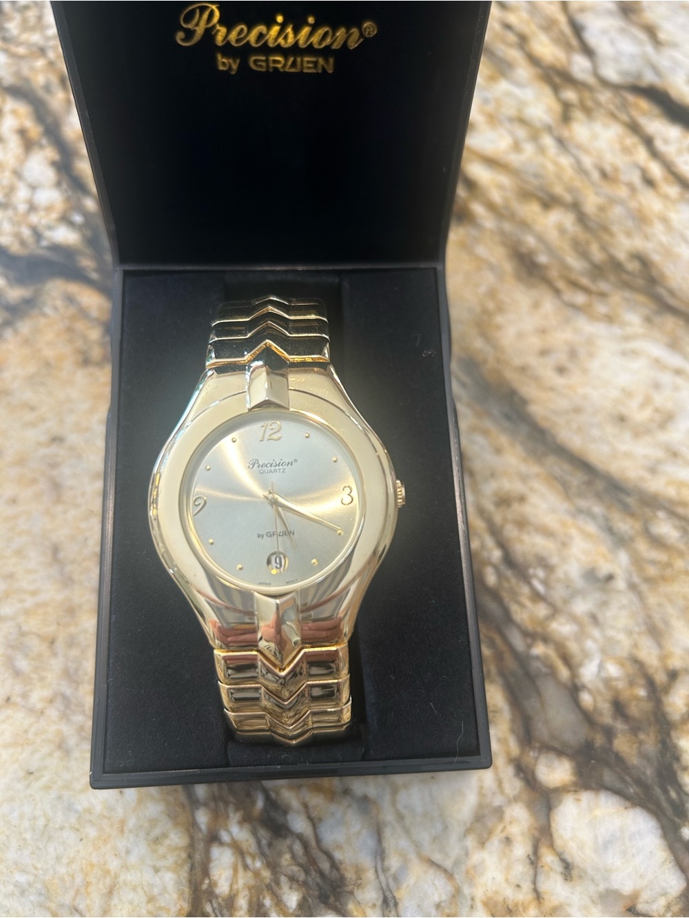 Precision by Gruen Gold-Tone Men’s Watch